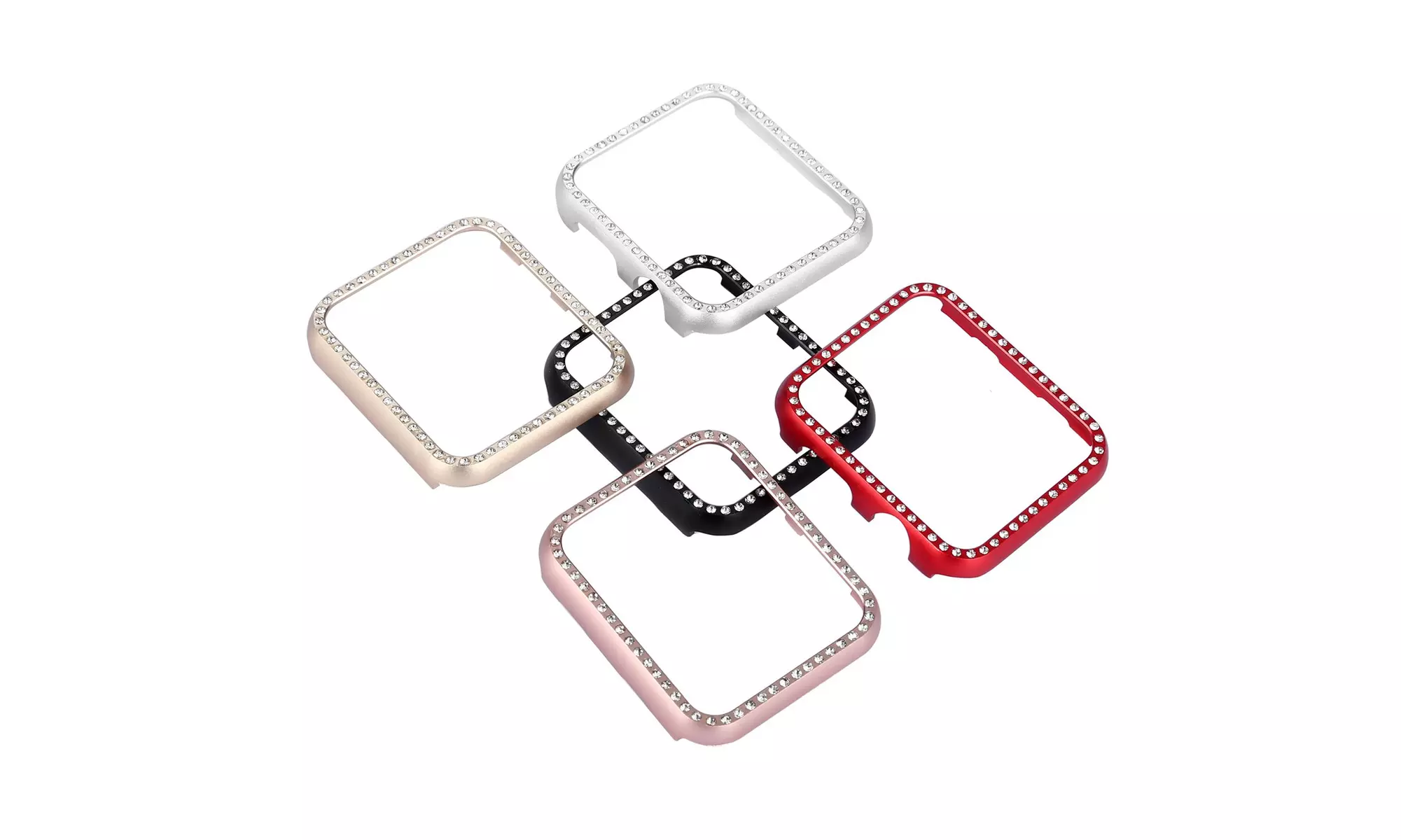 Crystal Bling Rhinestone Case Diamond Protective Cover for Apple Watch