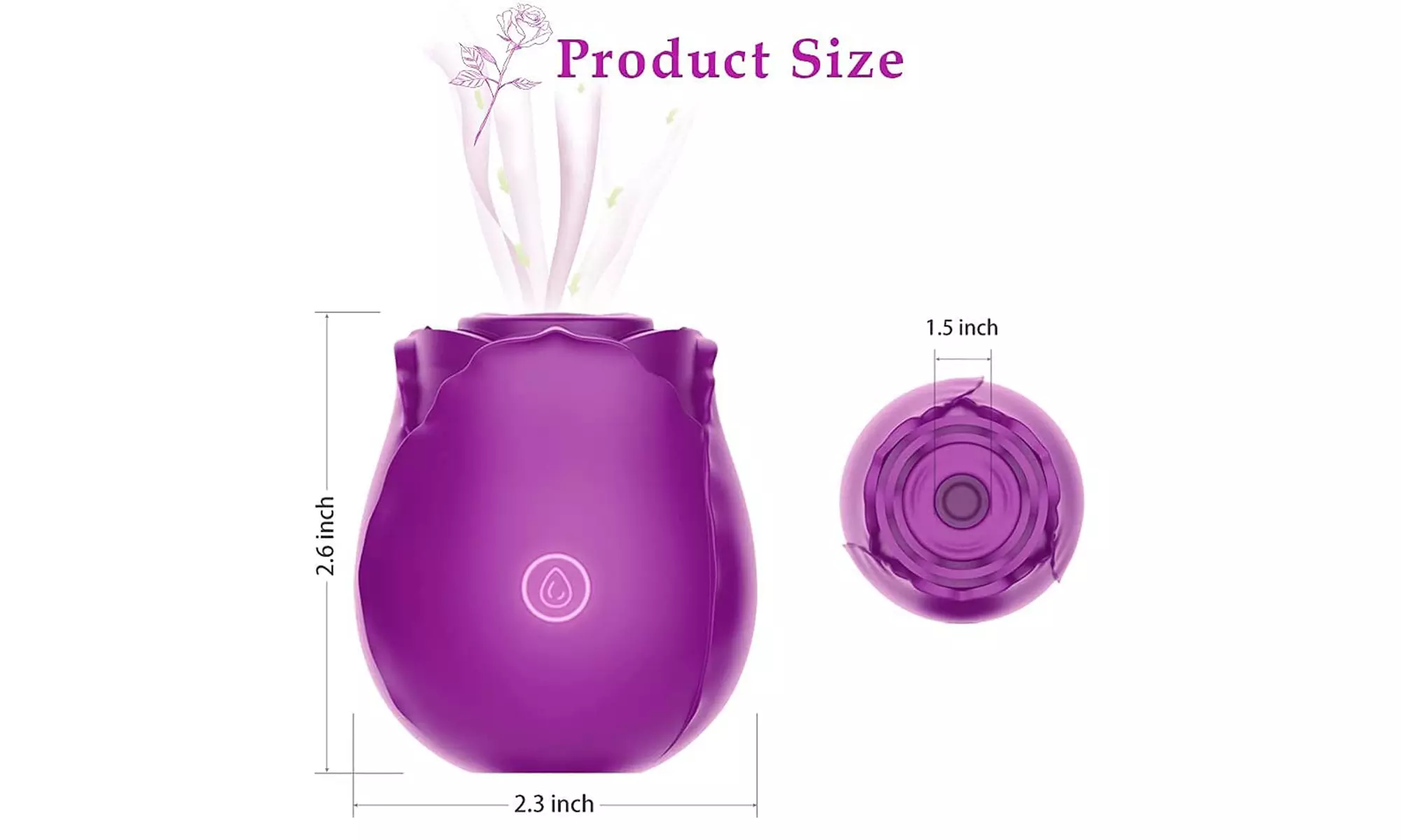 Up To 82% Off on Rose Shape Vibrator 10-Speed ... | Groupon Goods
