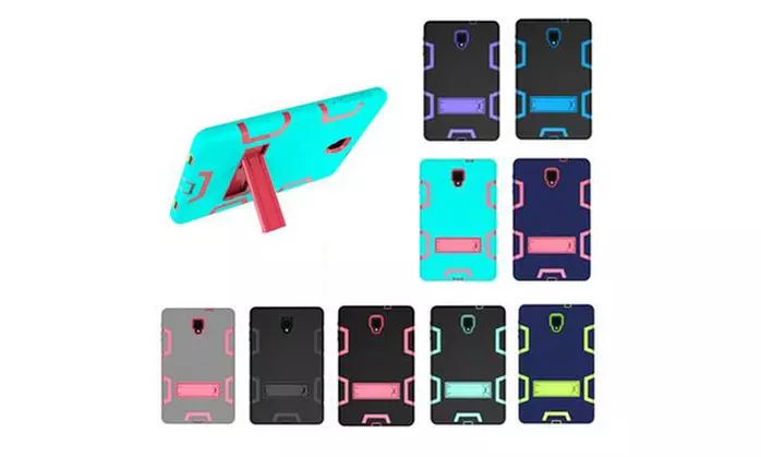 Shockproof Heavy Duty Rubber Stand Case for Samsung Galaxy Tab A 10.5 T590/T595 - Primary Image