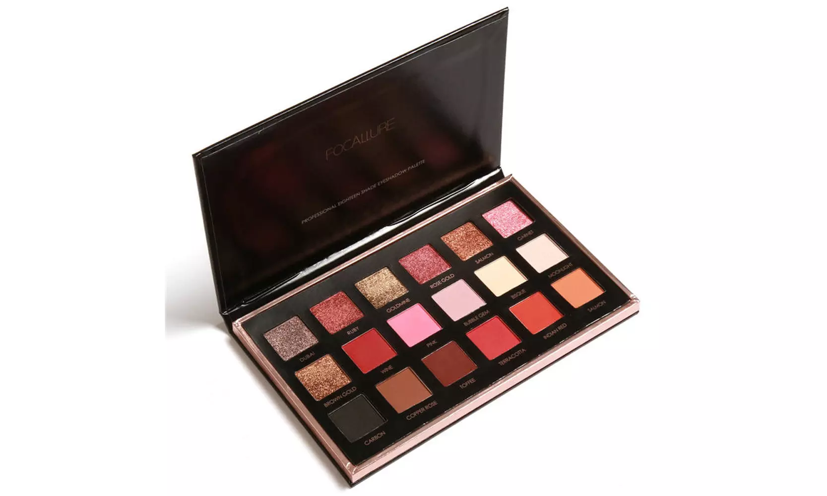 18 Colors Pearlized Color Eyeshadow Powder Eye Shadow Set - Primary Image