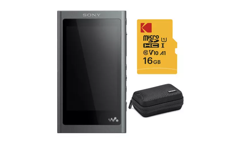 Sony NW-A55 16GB Walkman Hi-Res Digital Music Player with Accessory Bundle - Primary Image