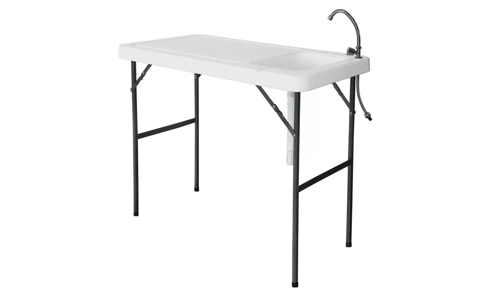 Folding  Fish Fillet & Hunting & Cutting Table with Sink Faucet - Primary Image