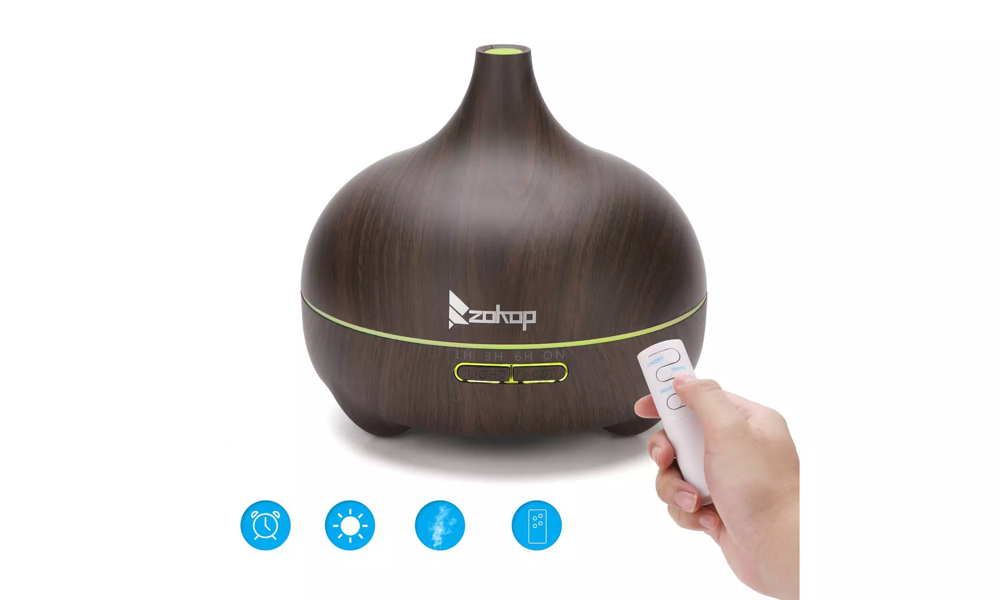 500ml Remote Control Aroma Diffusers - Primary Image