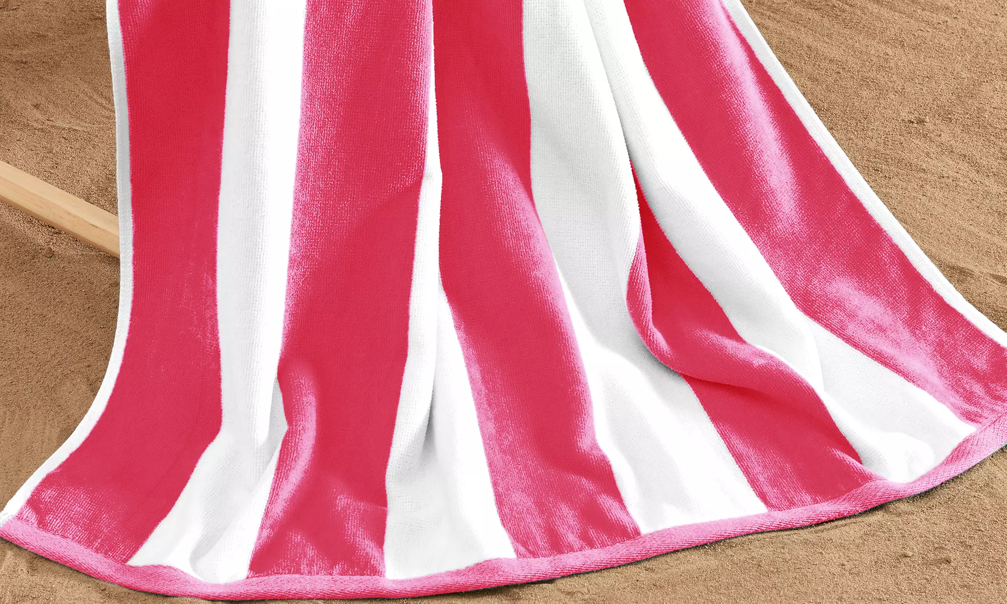 FreshFolds Four Pack Cotton Velour Beach Towels