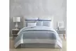 VCNY HOME Grayson Comforter Set Navy/White (10- Piece) - Second Medium