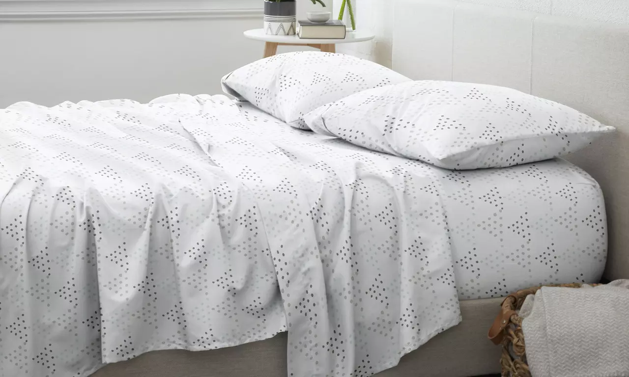 Home Collection Premium Ultra Soft Pattern 4 Piece Bed Sheets Set