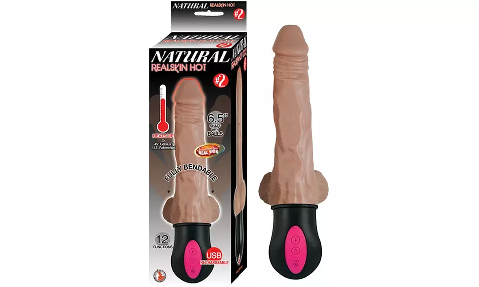 Nasstoys Natural RealSkin Warming Dongs