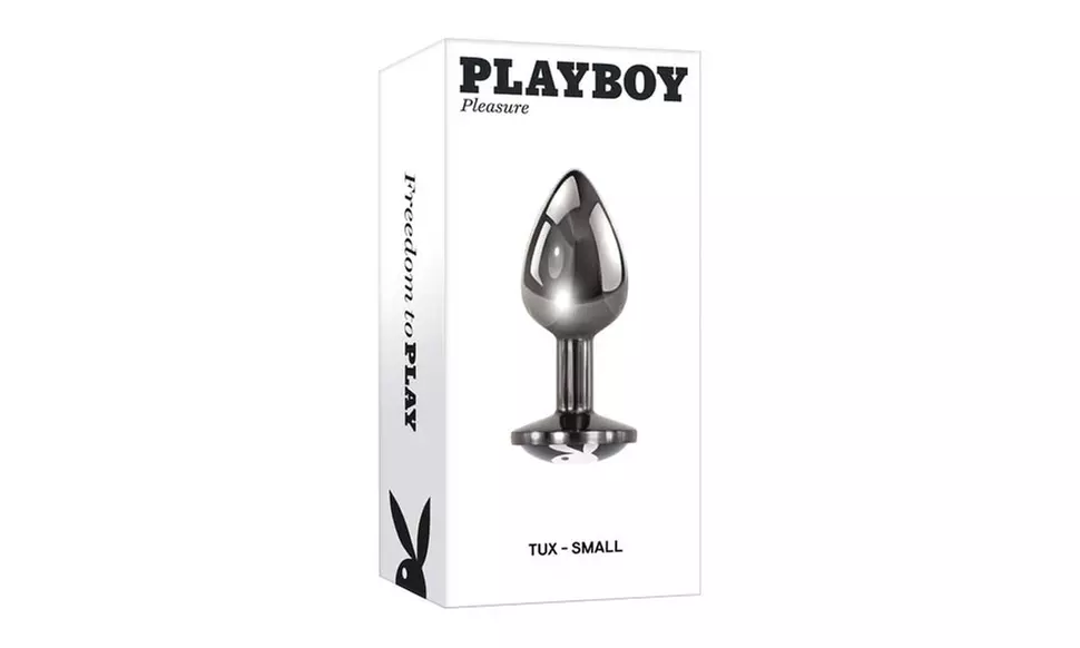 Playboy Tux Small Metal Anal Plug 2.5 Inch
