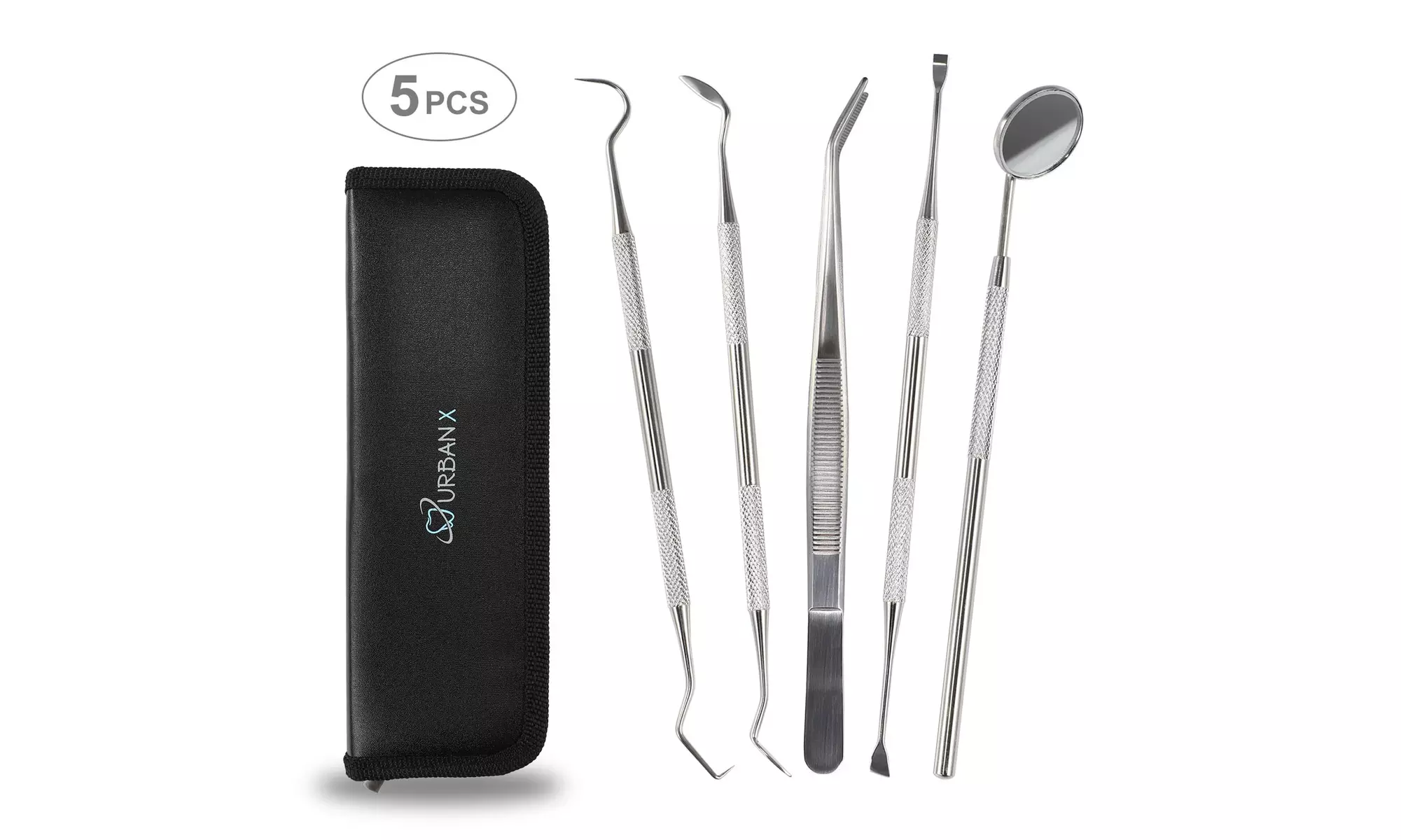 Dental Hygiene Tools Pro Kit 5-in-1, Dentist Instruments Set For Home & Pet - Primary Image