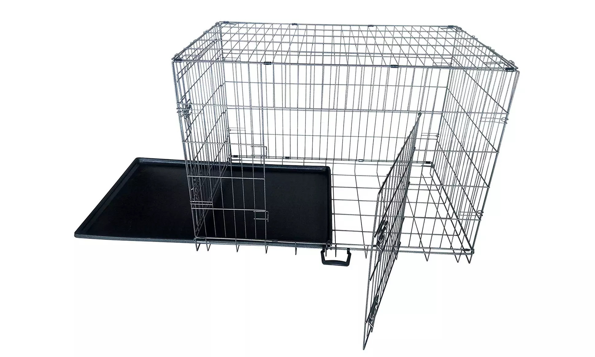 Neocraft Double Door Dog Kennel Crates in 3 sizes- perfect for any pet - Second Medium