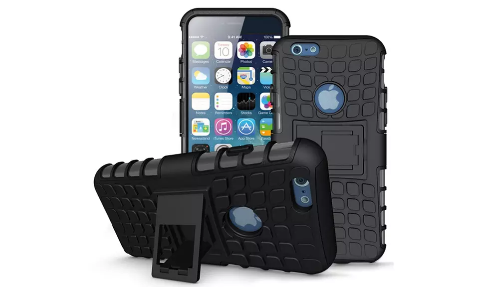 Kuteck TPU Hybrid Armor Stand Slim Case for iPhone 6/6S Plus 5.5" - Primary Image