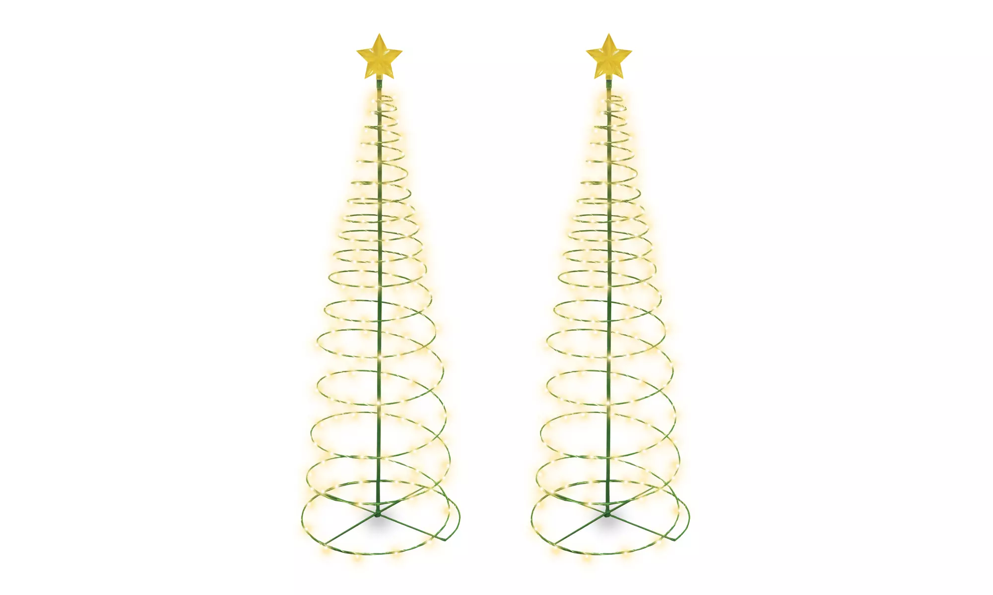 Outdoor LED Christmas Tree Decoration- 2 Colors, 2 Sizes, 1 & 2-Pack
