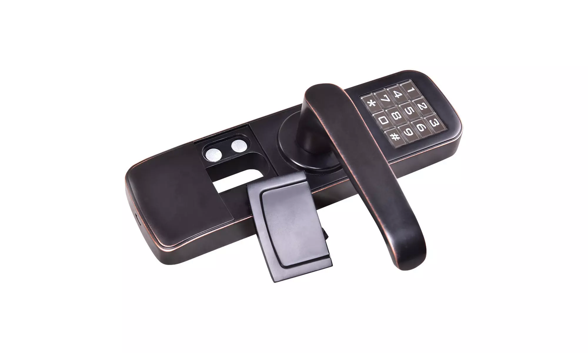 Digital Electronic Code Keyless Security Entry Door Lock Keypad New Black