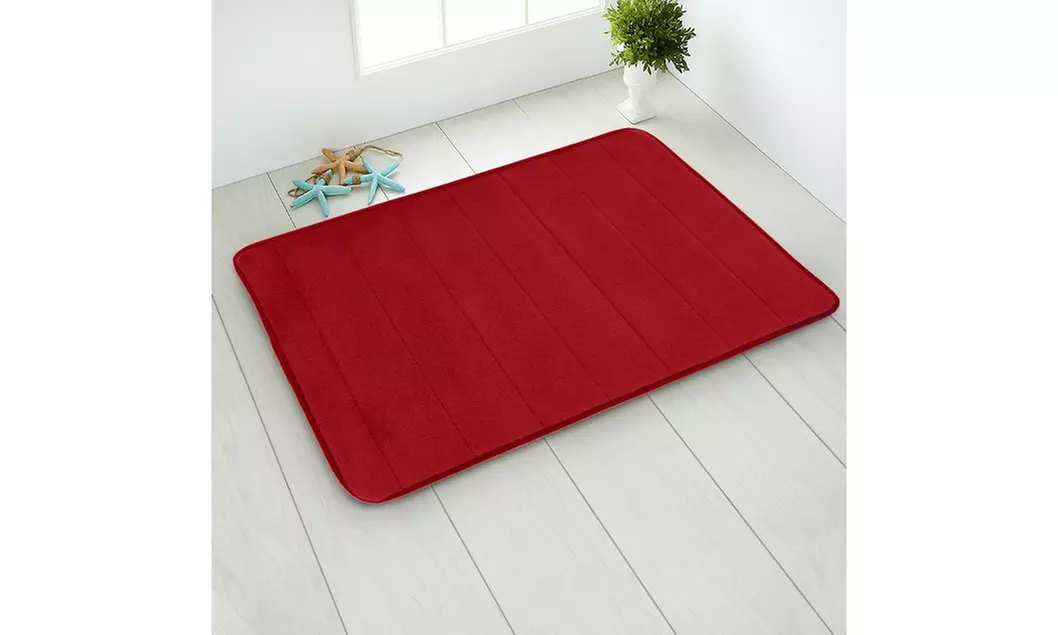 Anti-slip Memory Foam Mat RED - Second Medium