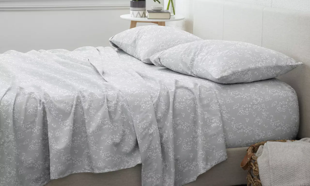 Home Collection Premium Ultra Soft Pattern 4 Piece Bed Sheets Set
