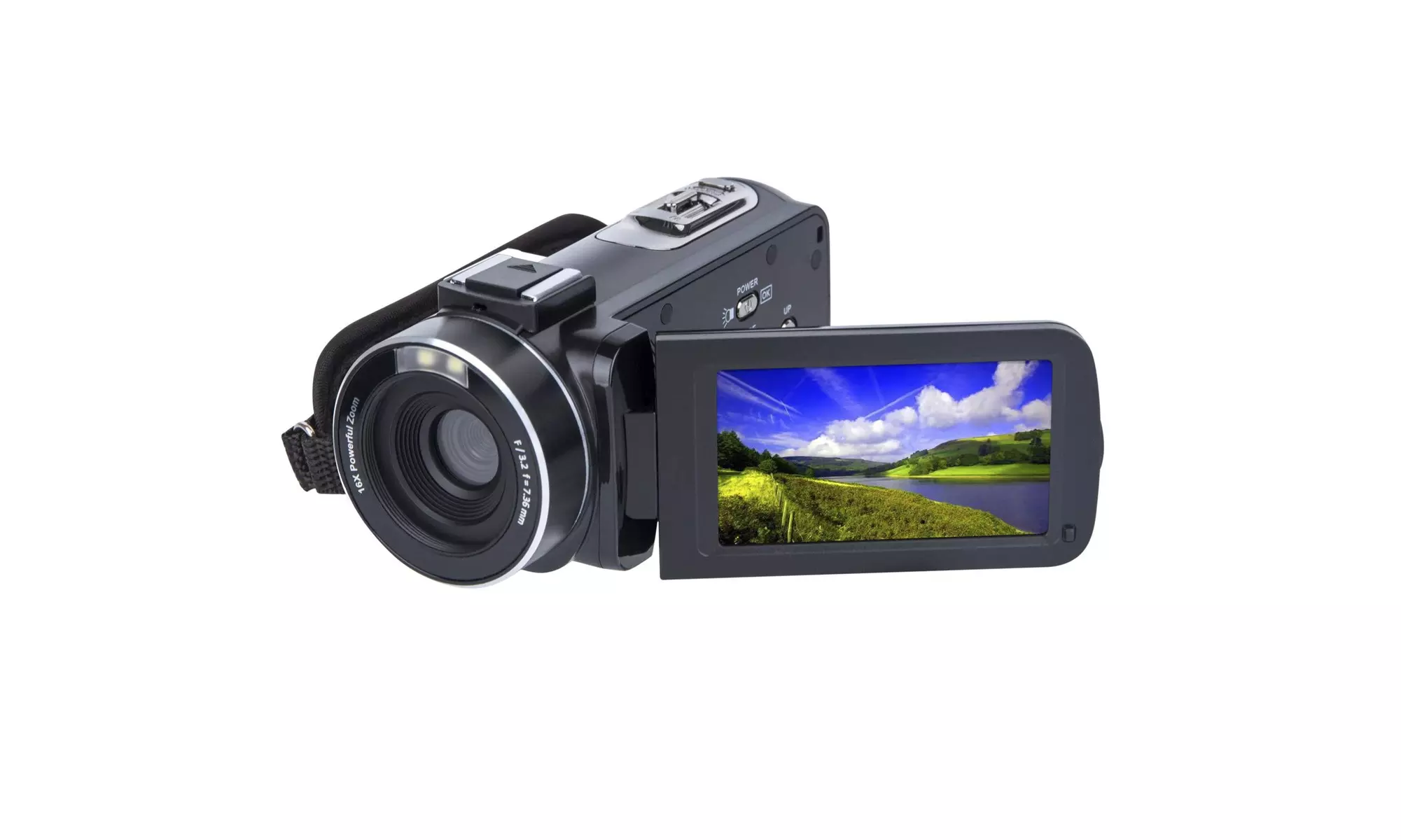 Omni2 DVC HD 1080p 24MP Digital Camcorder 3" Screen SD Card Support - Black - Second Medium