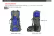 55L Travel Hiking Backpack - Second Medium