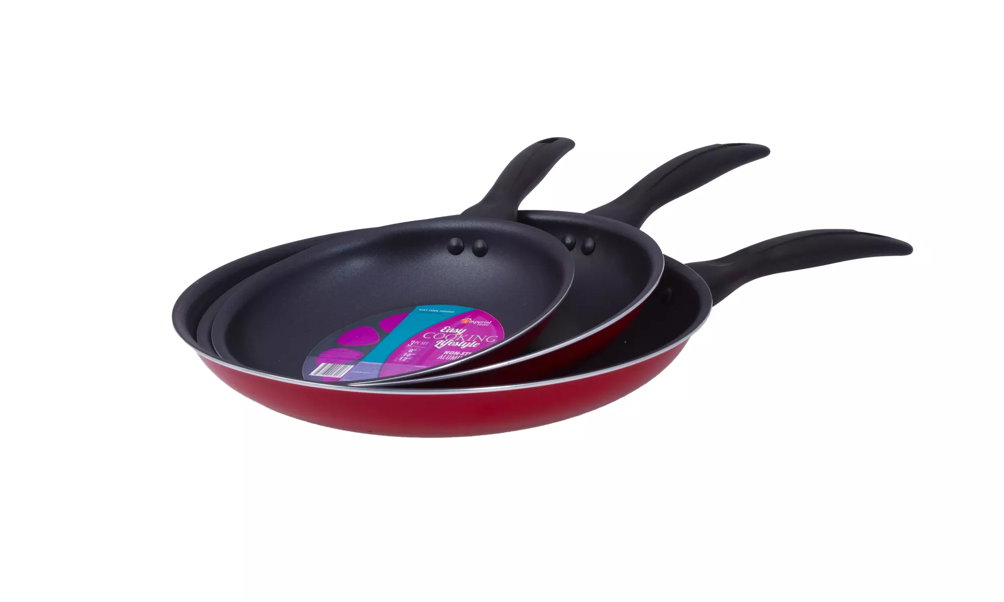Thermal Conducting Aluminum Non-Stick Cookware Set  (3 pc, 8pc or 10pc)