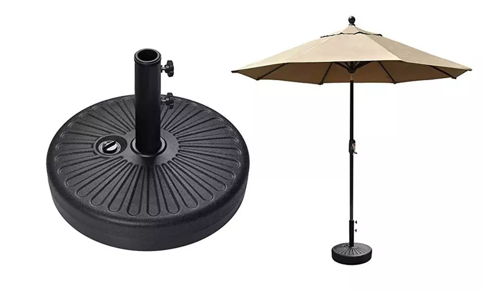 Round Fillable Umbrella Base Stand - Primary Image