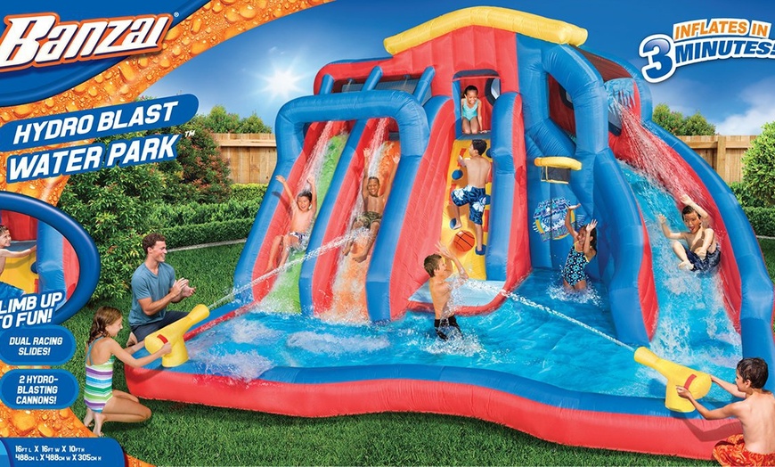 banzai big blast water park toy