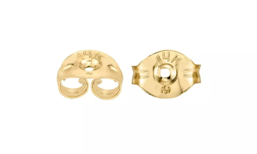 PK 1 or 2 pcs - 14K Solid Gold Replacement Butterfly Earring Backs by Moricci