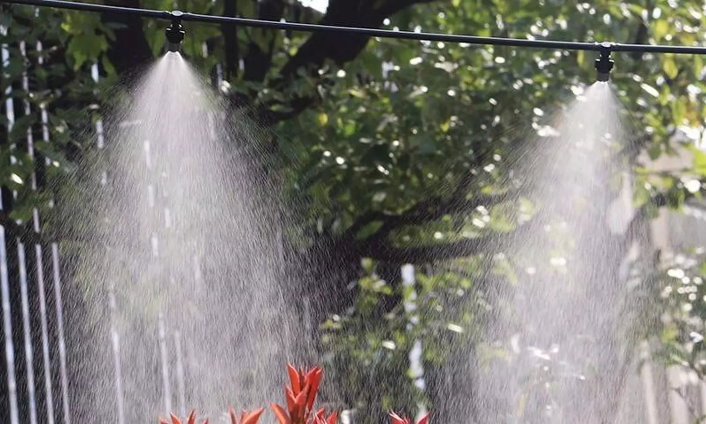 Water Misting Cooling Sprinkler Micro Drip Irrigation System for Patio Garden