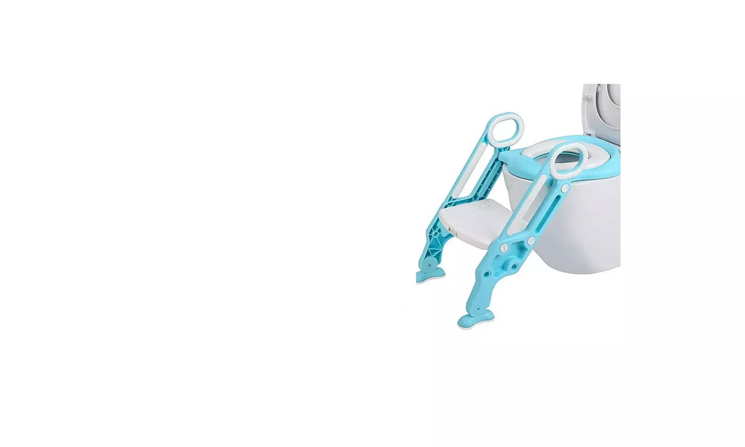Potty Training Toilet Seat Step Stool Ladder for Kid and Baby - Second Medium