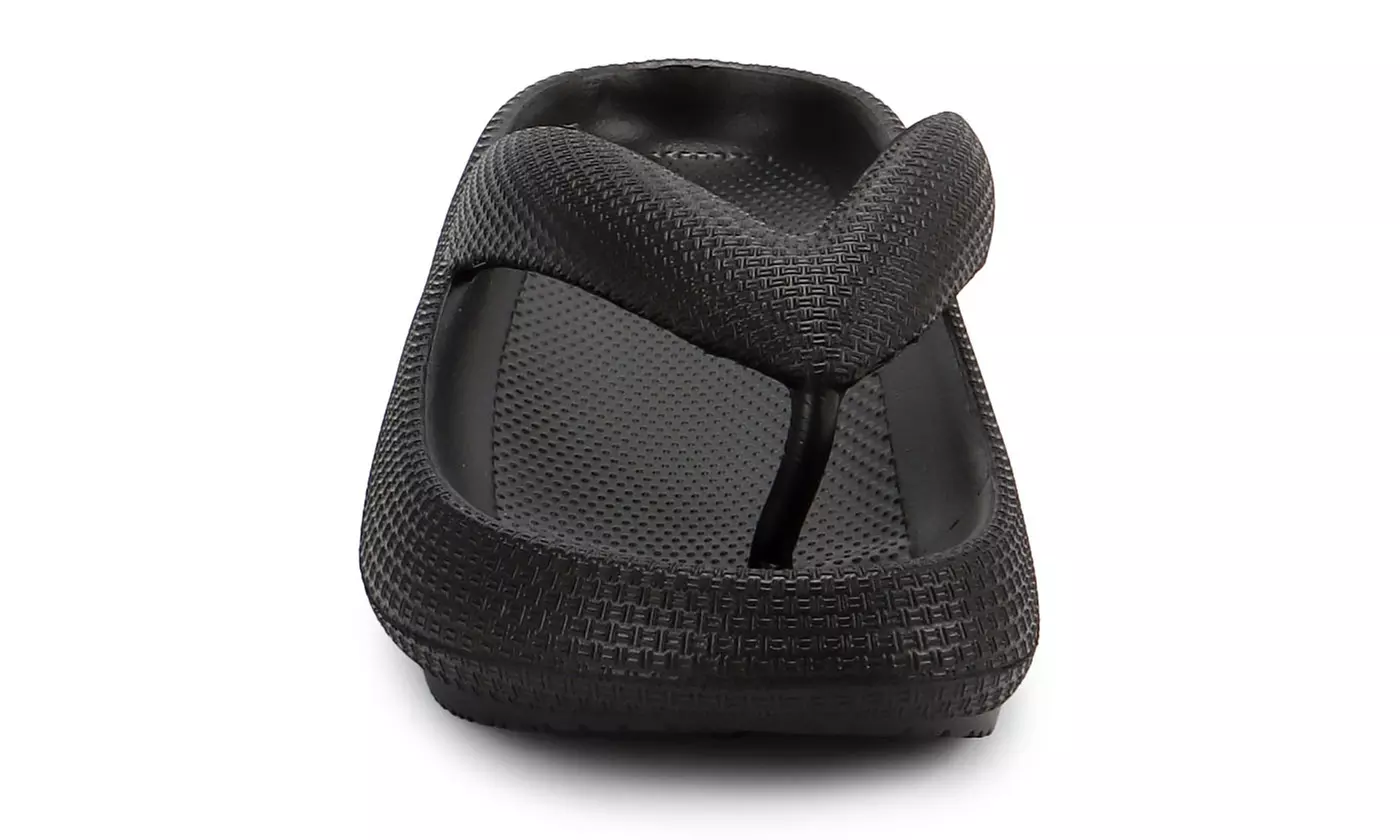 Womens Orthotic Flip Flops Thong Sandals Pillow Slippers With Arch Support