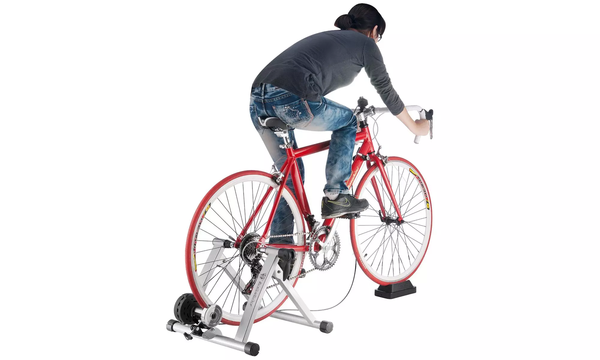 Pro Trainer Indoor Bicycling Trainer Exercise Machine - Primary Image