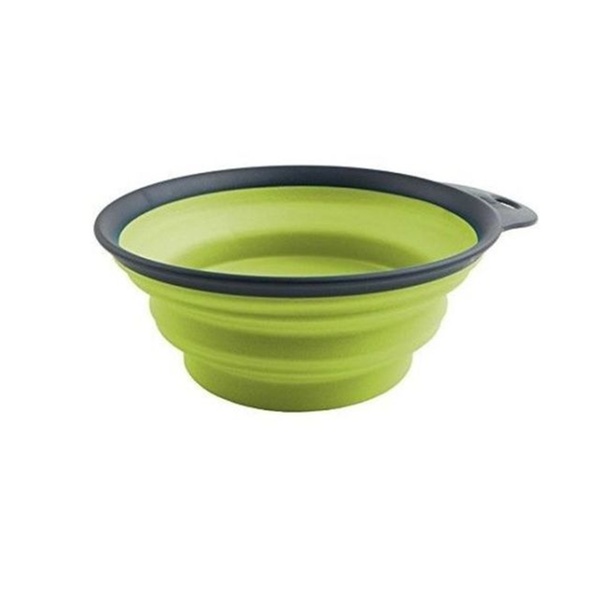 Dog Food Bowl 2 Cup Collapsible Travel Decorative Dog Bowl