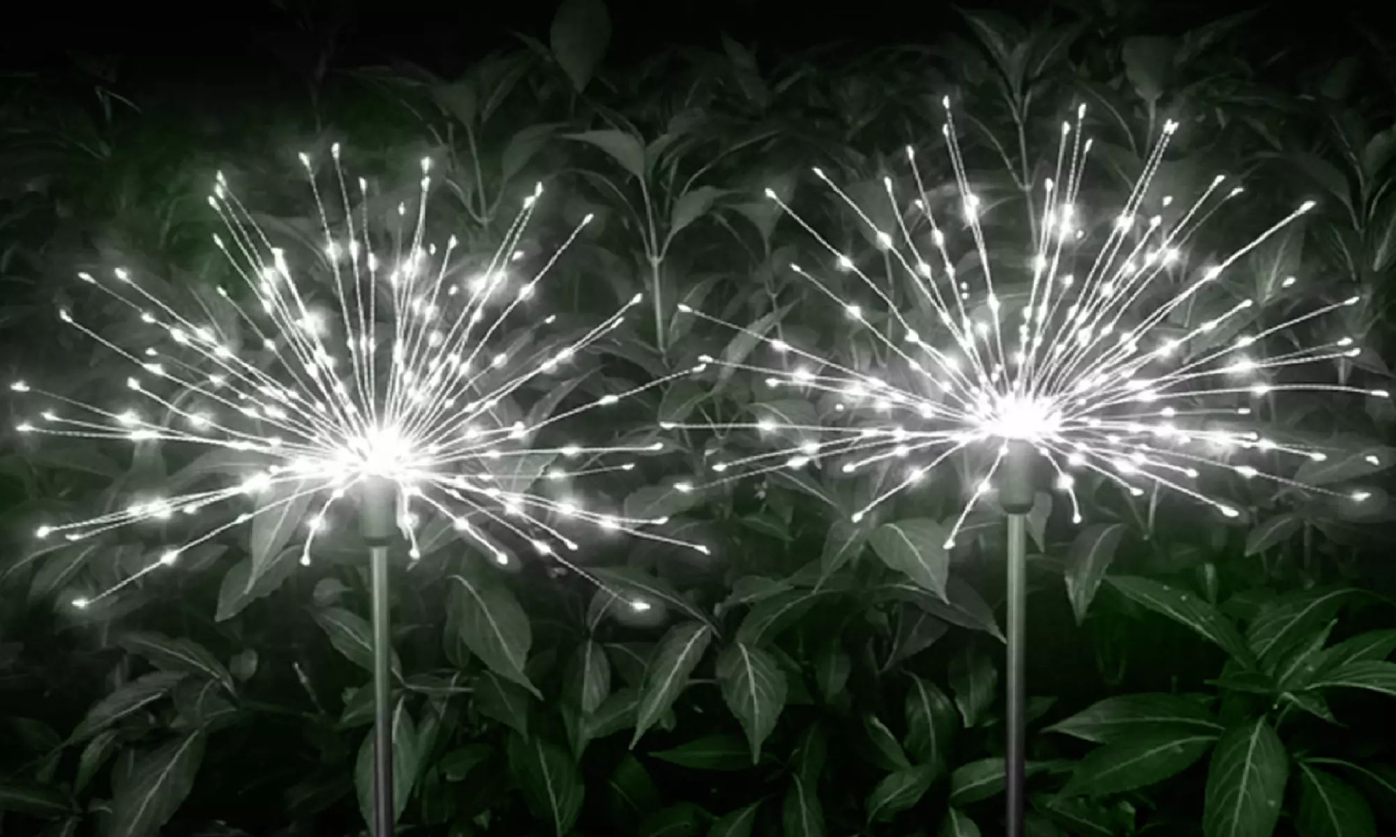 Two-Packs of SolarEra LED Solar Firework Outdoor Garden Lights