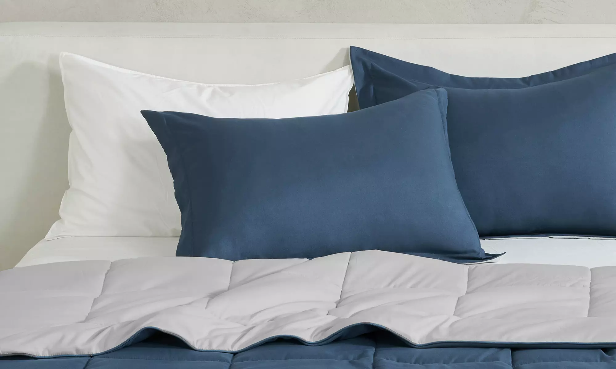 FreshFolds Reversible Down Alternative Comforter Set 