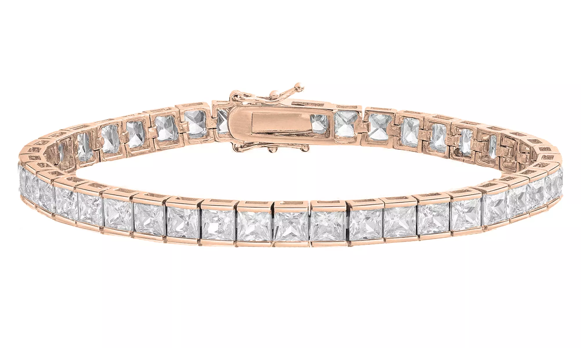 Crystal Tennis Bracelet Collection Made With Cubic Zirconia Stones