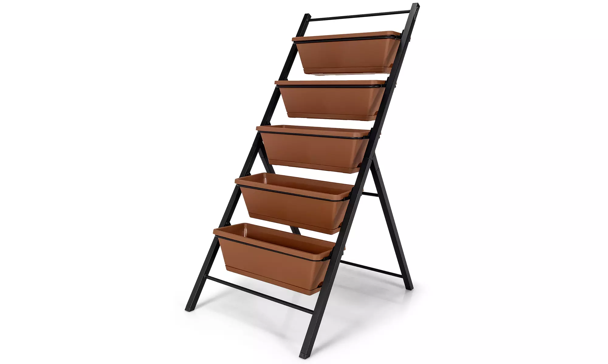 5-tier Vertical Garden Planter Box Elevated Raised Bed w/5 Container