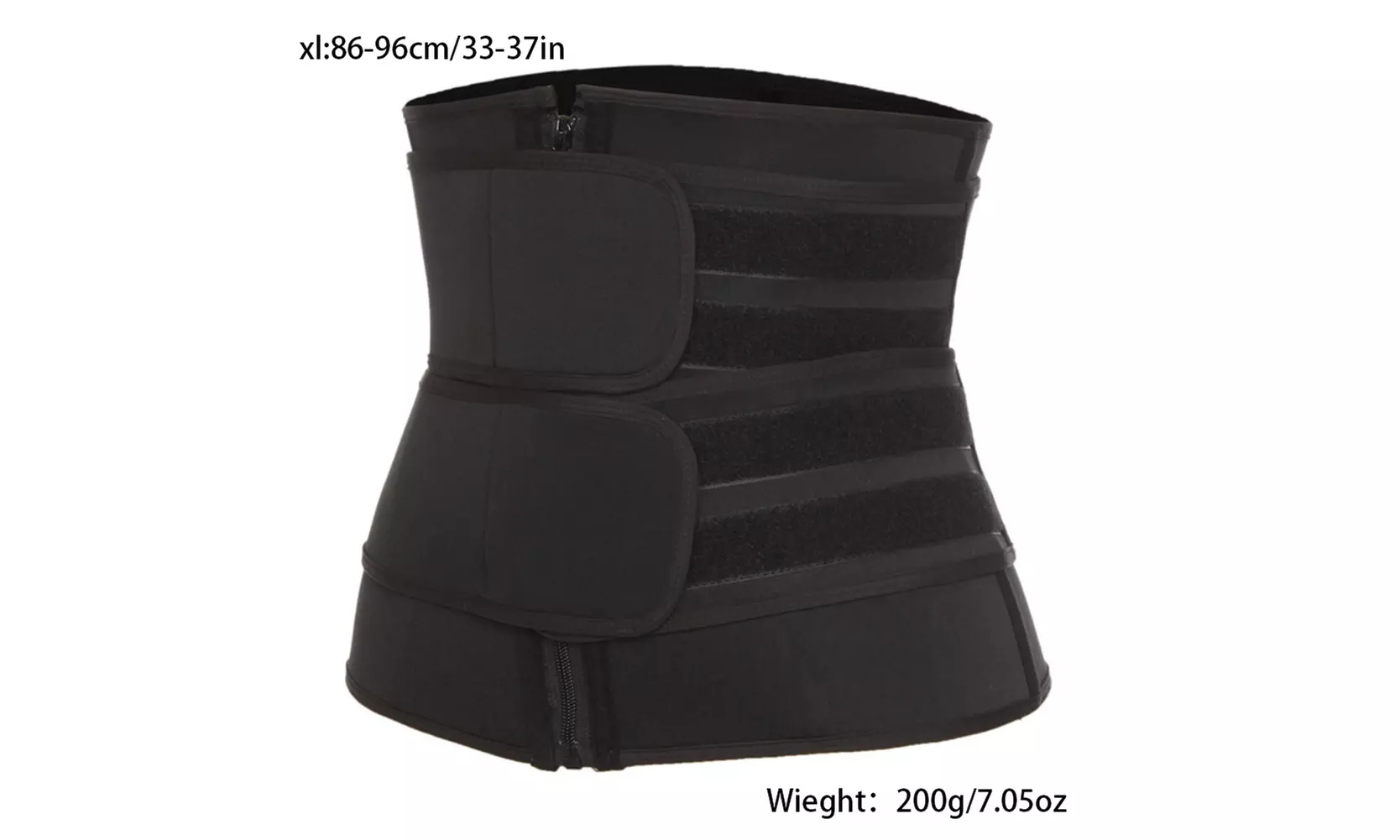 US 1-2 Pack Women Waist Trainer Corset Sauna Sweat Weight Loss Body Shaper