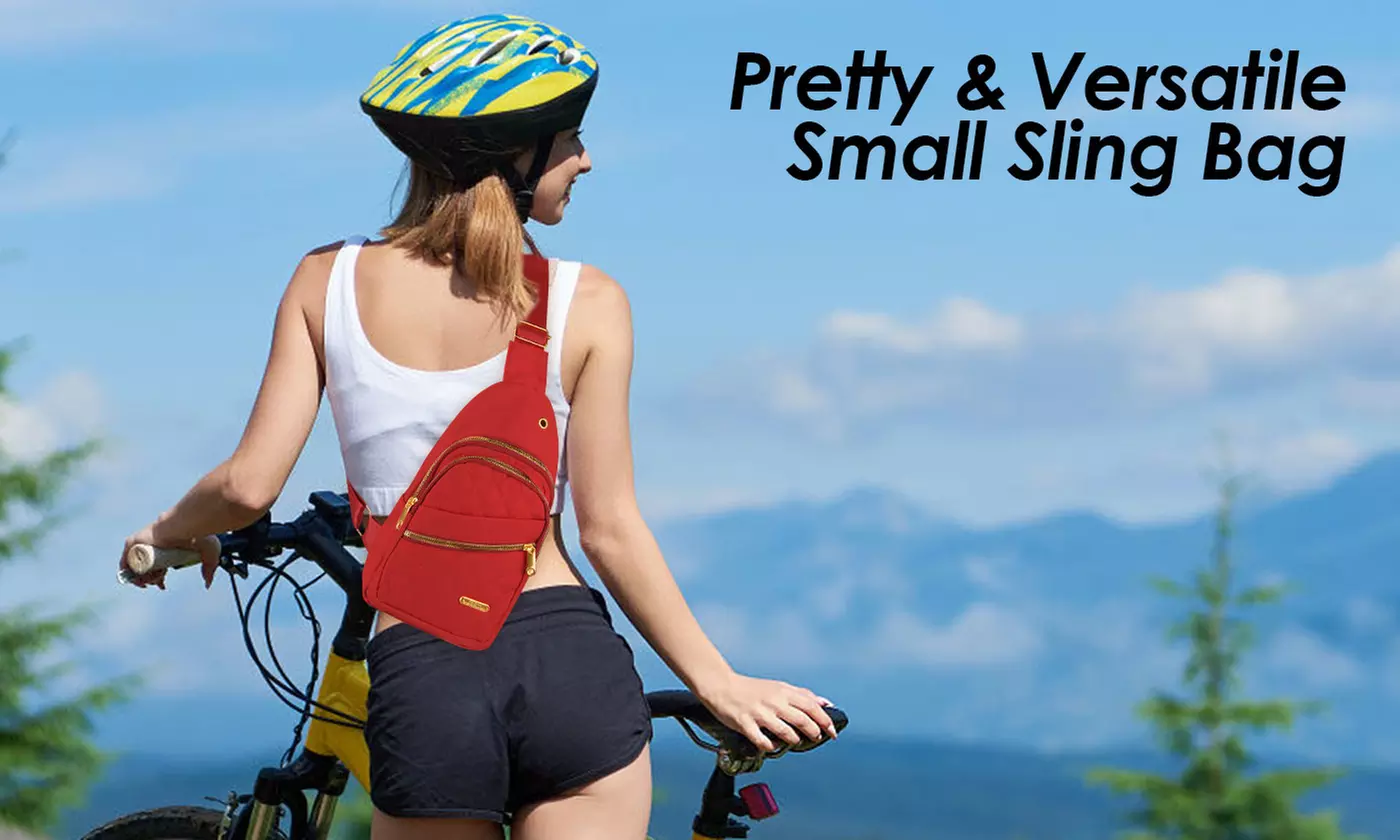 Crossbody Small Sling Backpack Chest Bag Daypack for Travel Sport Running Hiking