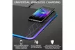 Large Wireless Charging Gaming Mouse Pad Hard Mat with LED - 7 Color Modes 5V 2A - Second Medium