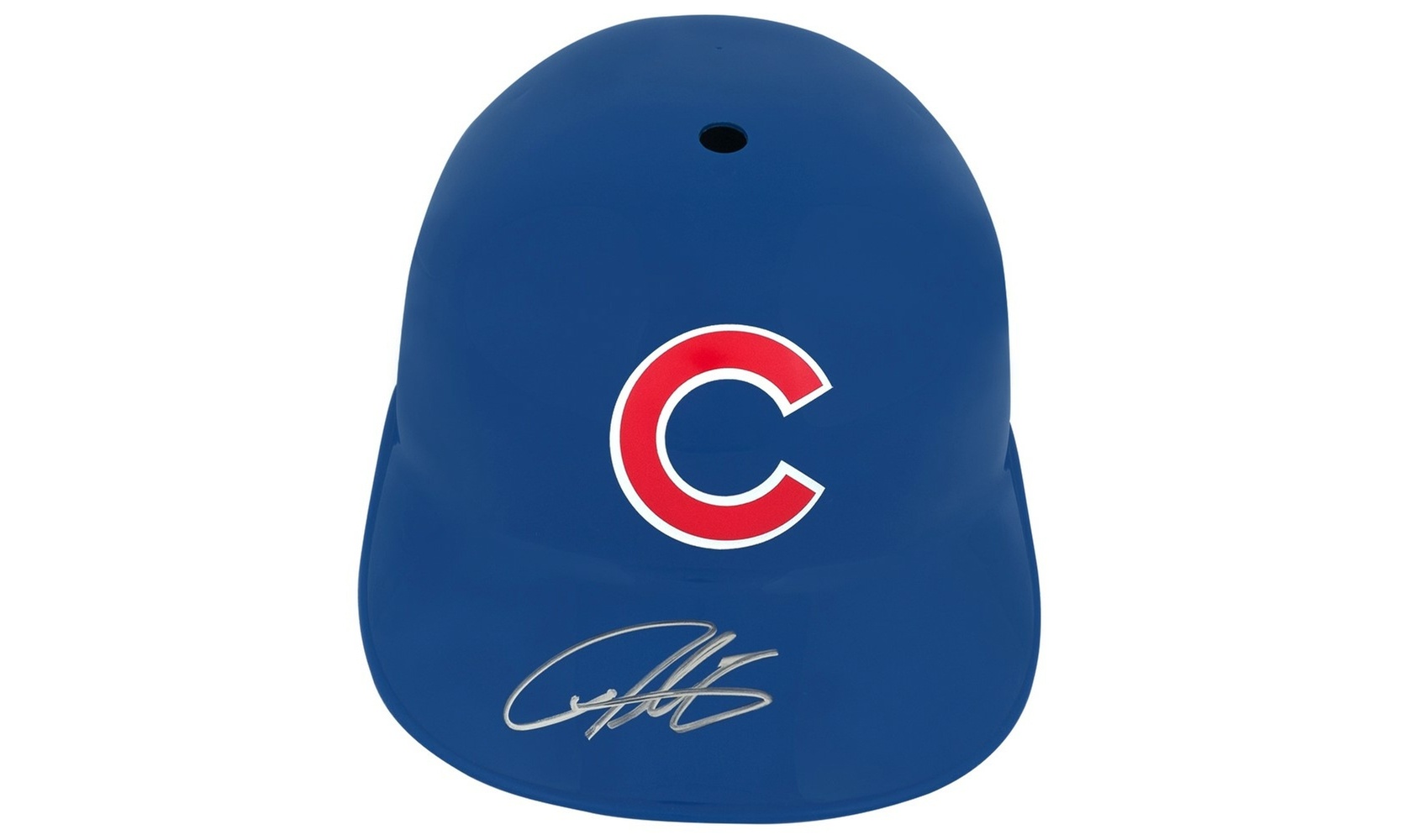Derrek Lee Signed Chicago Cubs Souvenir Replica Batting Helmet
