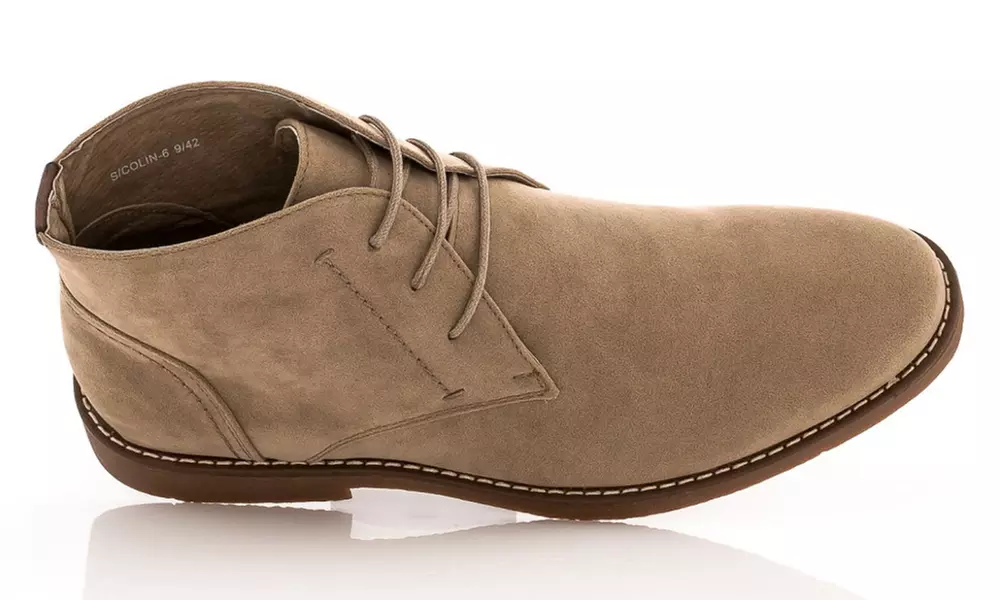 Adolfo Keith Men's Microsuede Chukka Boots 