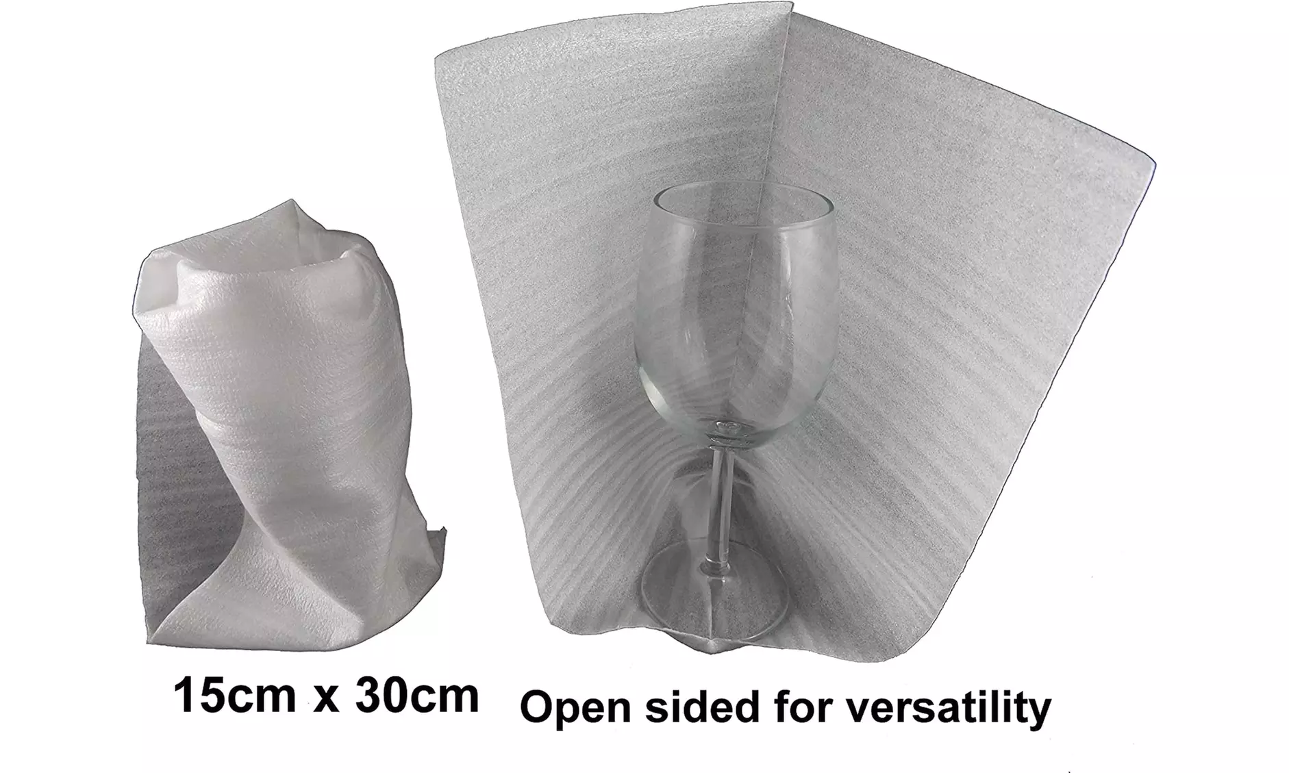 Pack a Plate Foam Pouches 4 in 1 Packing Kit (48 Pack) 12 x 4 Various Sizes - Primary Image