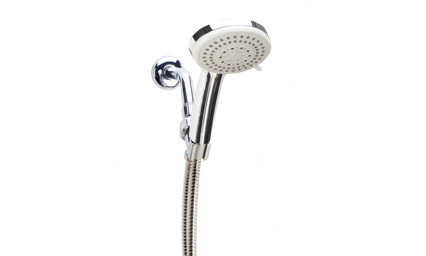 Bath Bliss Mikanos 5 Function Massage Shower Head & Cord Set | Groupon