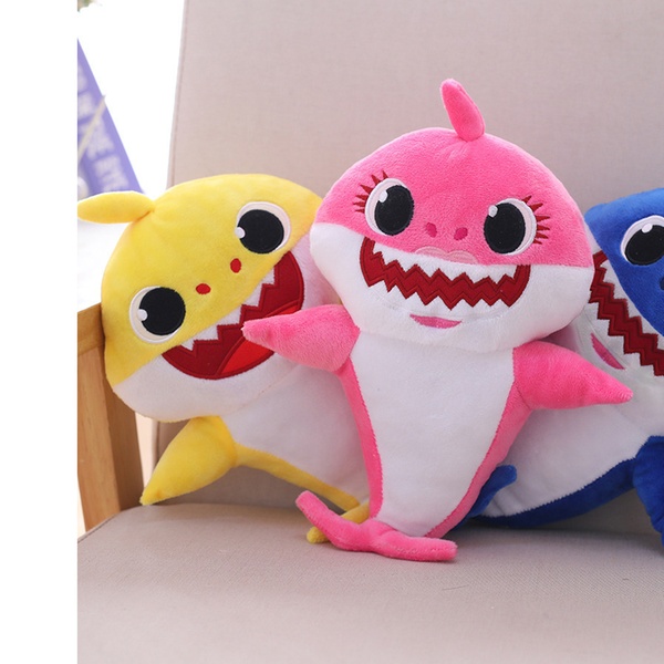 baby shark stuffed animal that sings english