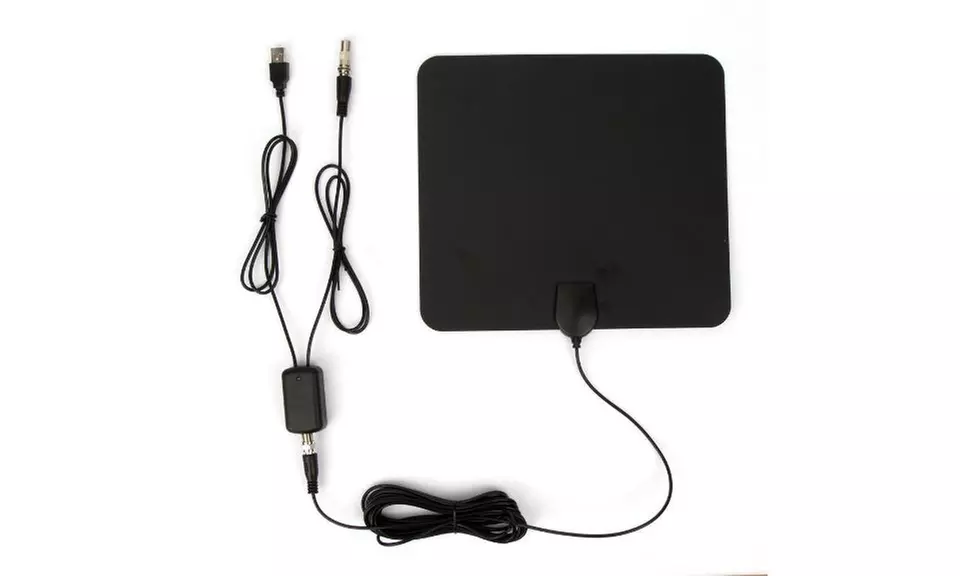 Antenna TV Digital HD 200 Mile Range Skywire TV Indoor 1080P 4K 16ft Coax Cable - Second Medium