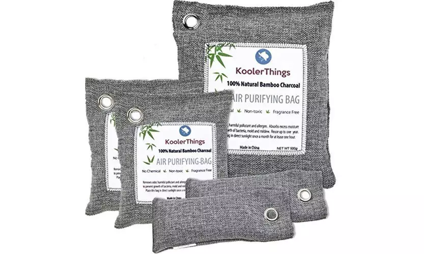 5 Pack - Bamboo Charcoal Air Purifying Bags - Primary Image