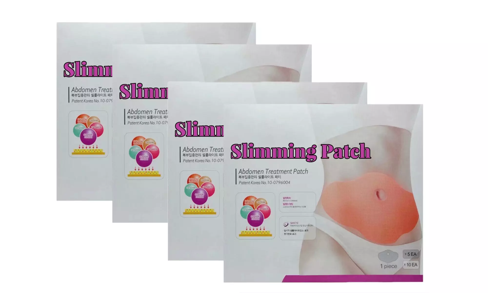 Fat Burner Loss Weight Wonder Patch Belly Slimming Patch Abdomen Detox Pads - Second Medium