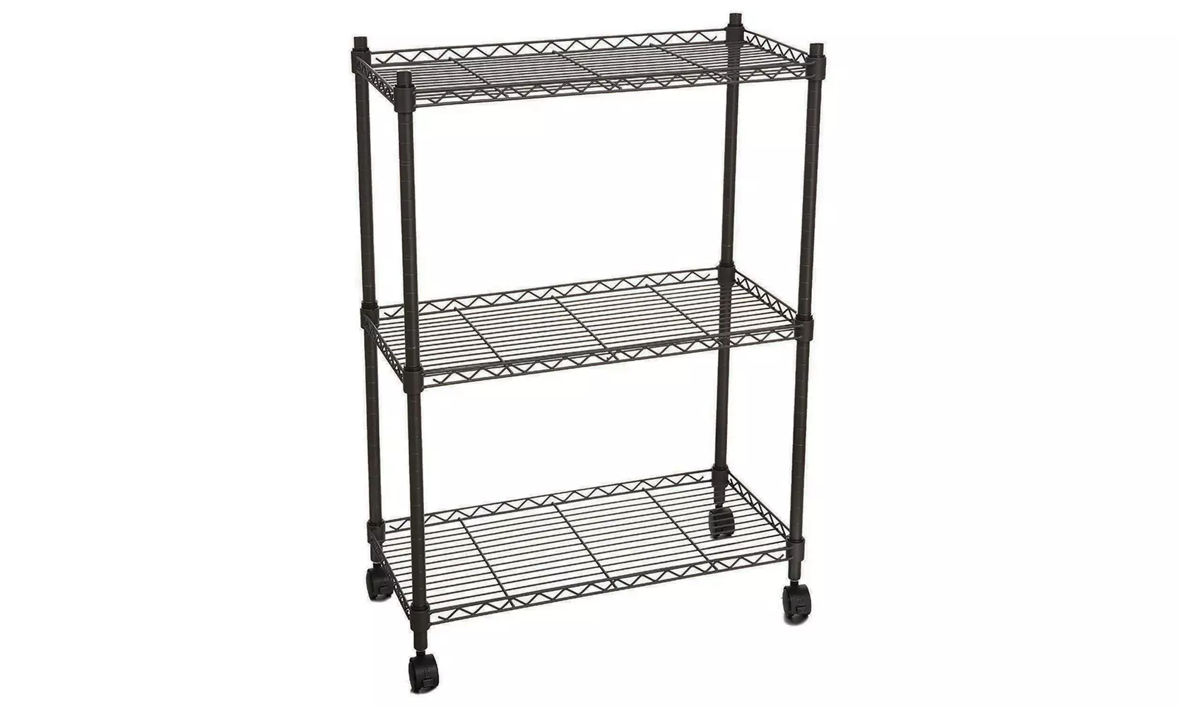 3/4/5-Tier Commercial Chrome Shelving Rack Adjustable Shelf Storage