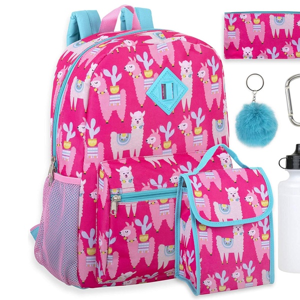 girls llama backpack