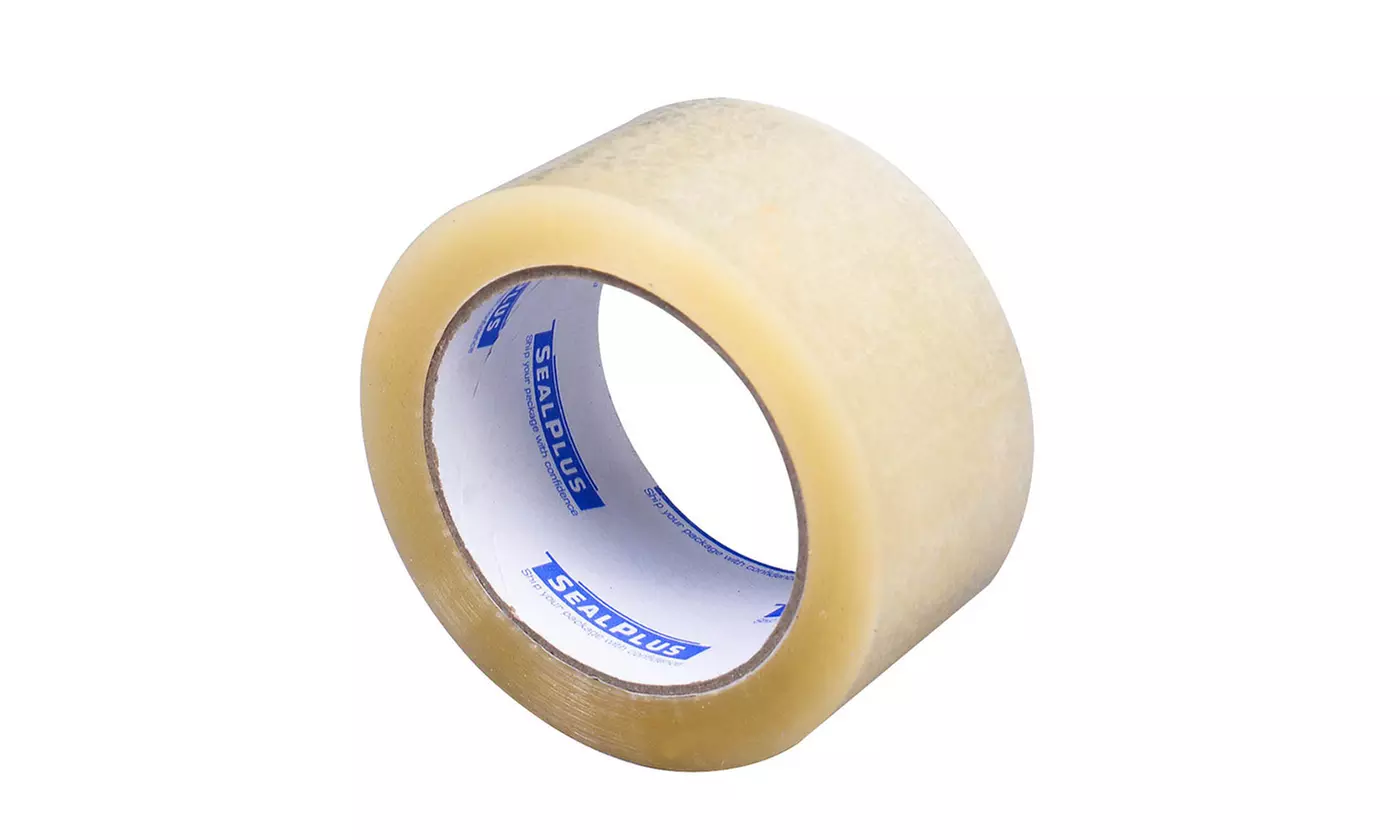 Universal Clear Adhesive Sealing Tape Sealing Packaging 36/PK - Primary Image