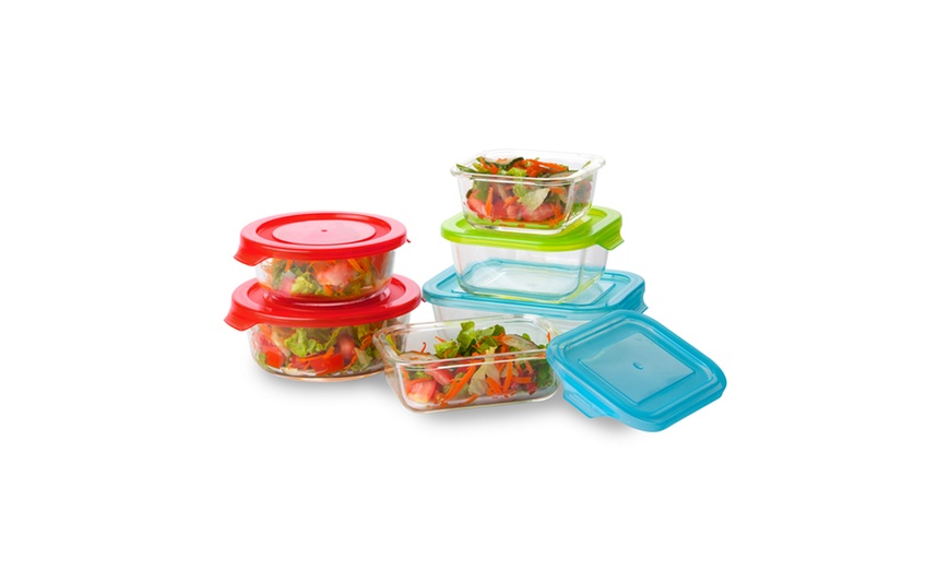 Up To 12% Off on Glass Container Set (12-Piece) | Groupon Goods