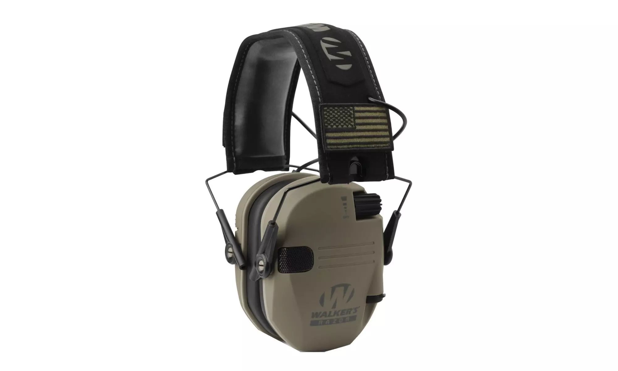Walkers Razor Slim Electronic Muff (FDE Patriot Version) - Primary Image